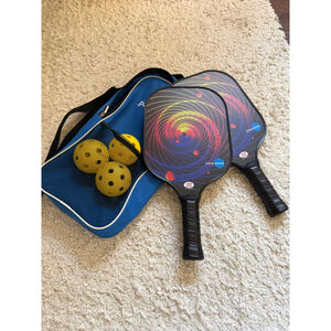 NWOT panelsound Outdoor Games Pickleball Set One Size Blue Black
